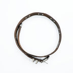 Vintage Western Leather Belt ウエスタンベルト レザー ナローベルト シルバーコンチョ ヴィンテージ