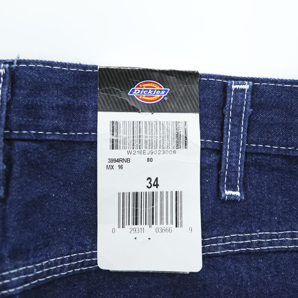 Dickies デニム ペインター ショーツ CARPENTER SHORT ショートパンツ ハーフパンツ L インディゴ ブルー RELAXED FIT 3993RNB 未使用品