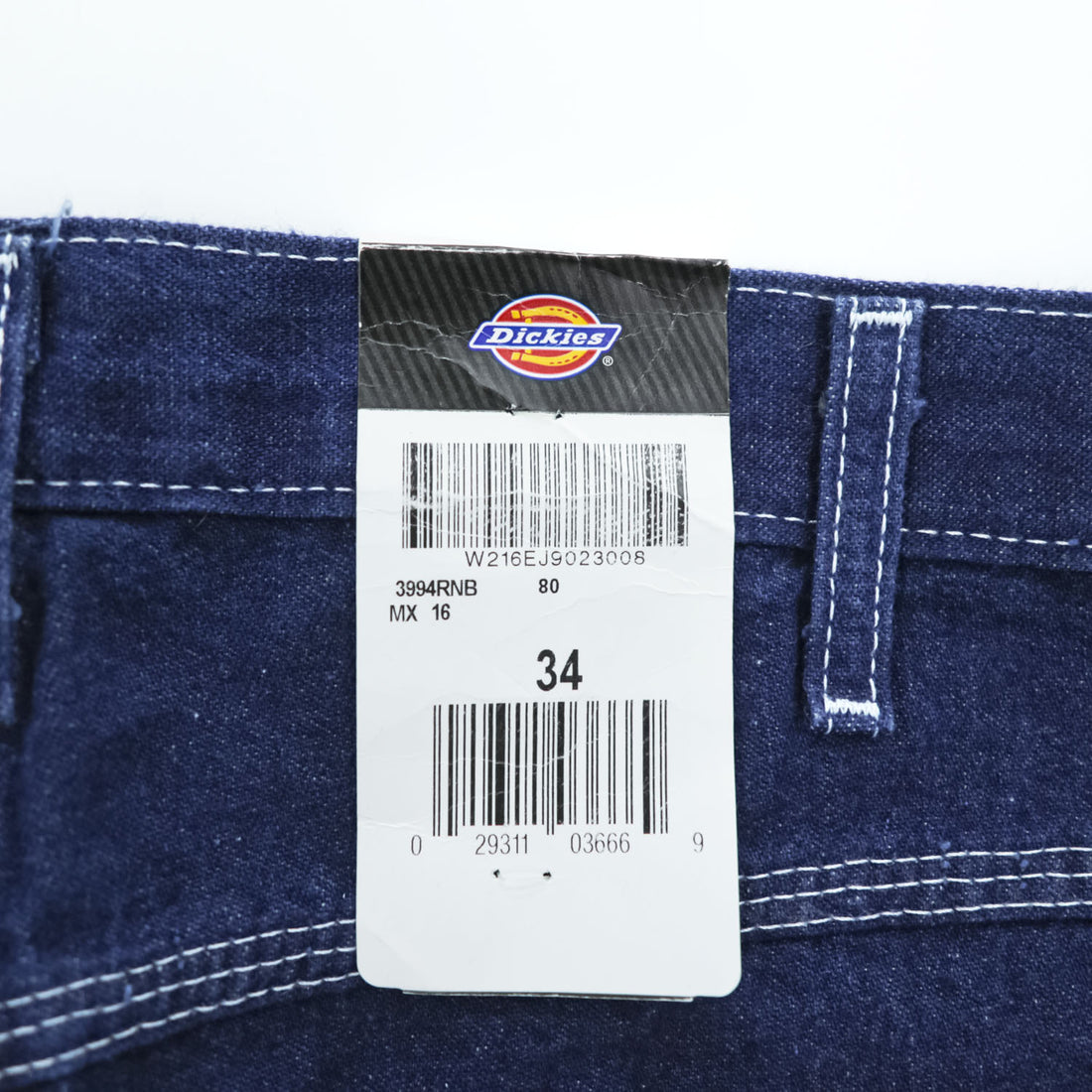 Dickies デニム ペインター ショーツ CARPENTER SHORT ショートパンツ ハーフパンツ L インディゴ ブルー RELAXED FIT 3993RNB 未使用品