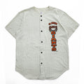TEAMWORK MLB 90年代 USA製 ヴィンテージ 半袖 ベースボールシャツ XL ホワイト ストライプ シングルステッチ SAN FRANCISCO GIANTS
