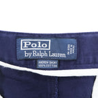 Polo Ralph Lauren 90年代 ヴィンテージ プリーツ ショーツ ANDREW SHORT ショートパンツ L ネイビー 2タック ハーフパンツ