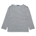 SAINT JAMES フランス製 バスクシャツ 長袖 ロングスリーブ Tシャツ M ホワイト ブラック ボーダー ボートネック
