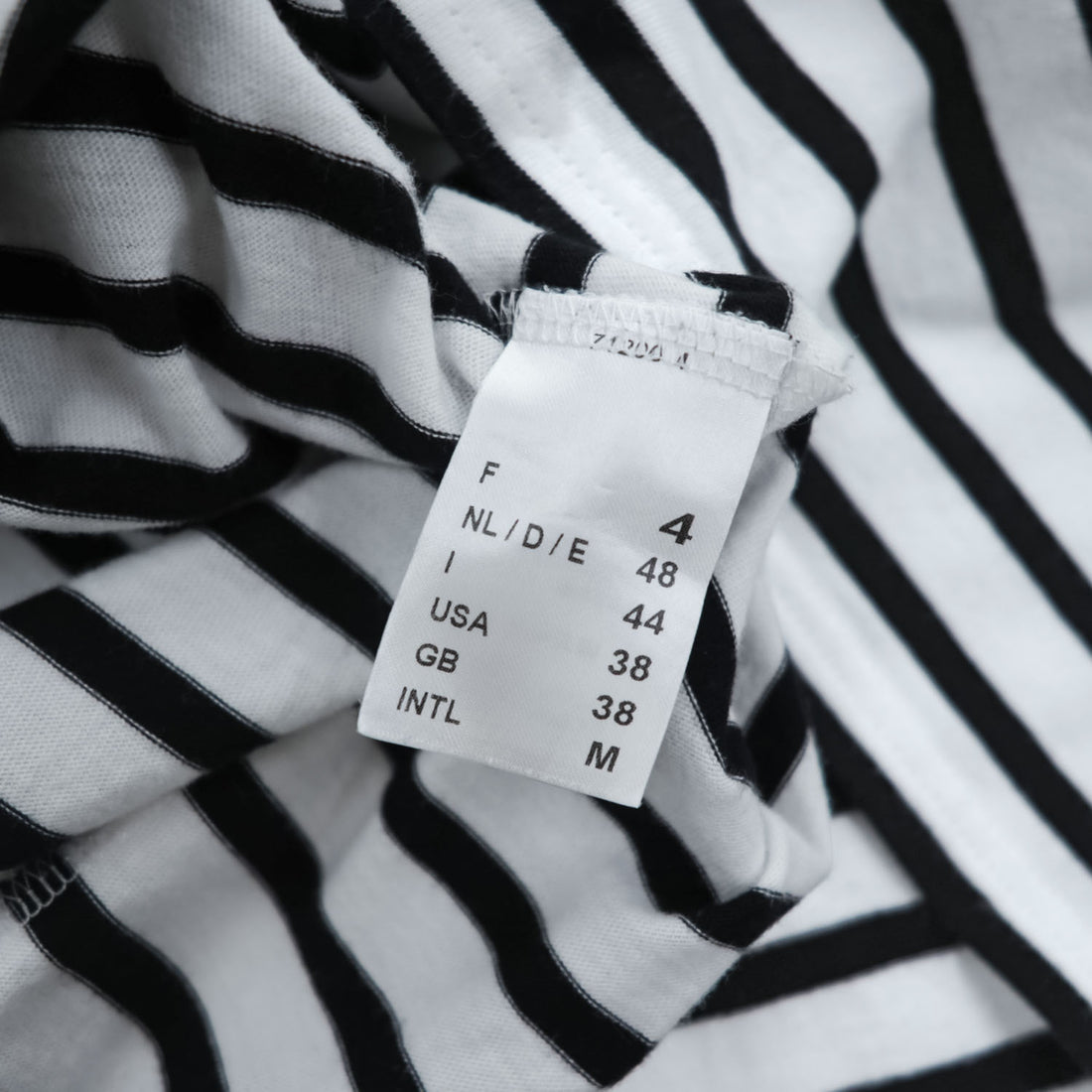 SAINT JAMES フランス製 バスクシャツ 長袖 ロングスリーブ Tシャツ M ホワイト ブラック ボーダー ボートネック