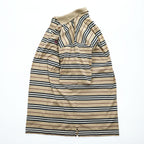 BURBERRY LONDON ポロシャツ S ベージュ ボーダー ワンポイントロゴ