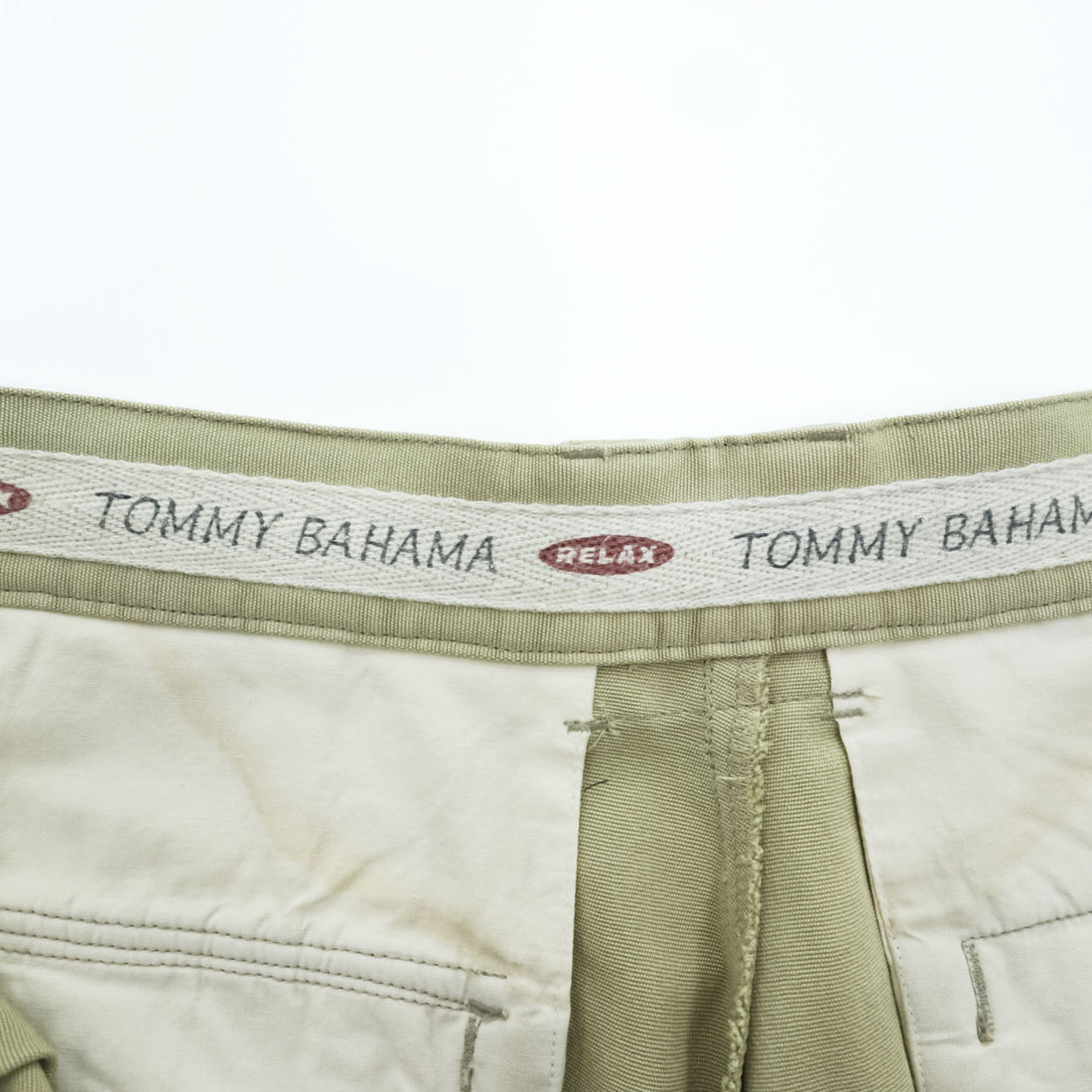 TOMMY BAHAMA プリーツショーツ RELAXED シルク100% ショートパンツ L ベージュ 2タック ハーフパンツ
