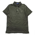Fred Perry FZ1603 100% Wool Short Sleeve Knit Polo Shirt Dark Olive Laurel Logo JP S