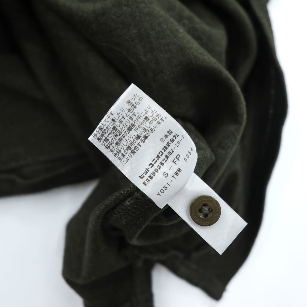 Fred Perry FZ1603 100% Wool Short Sleeve Knit Polo Shirt Dark Olive Laurel Logo JP S