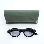 Few by NEW. サングラス F17 ラウンド ブラック テレビジョンカット NEWMAN 45_23-145-C1 BEAMS取扱い