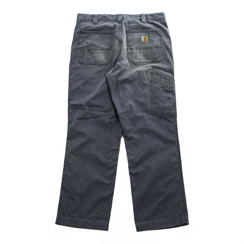 carhartt ストレッチキャンバス ワークパンツ 34x32 グラベルグレー RELAXED FIT Rugged Flex Rigby 102291
