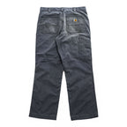 carhartt ストレッチキャンバス ワークパンツ 34x32 グラベルグレー RELAXED FIT Rugged Flex Rigby 102291