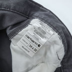 carhartt ストレッチキャンバス ワークパンツ 34x32 グラベルグレー RELAXED FIT Rugged Flex Rigby 102291