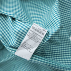L.L.Bean ギンガムチェック 長袖 ボタンダウン シャツ L グリーン TRADITIONAL FIT 262253