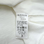 AURALEE 日本製 ヘビーウェイト ポケット Tシャツ STAND UP TEE HEAVY WEIGHT TEE 3 ホワイト A24ST01SU 未使用品