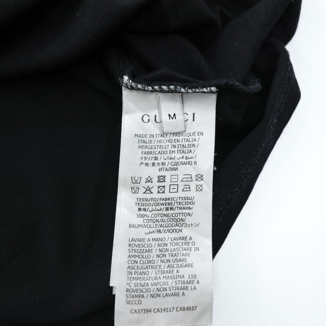 GUCCI コットンジャージー タンクトップ Cotton jersey 'Gucci Firenze 1921' tank top ブラック M シェリーライン ノースリーブ 08.338.986 / 0001-16 イタリア製