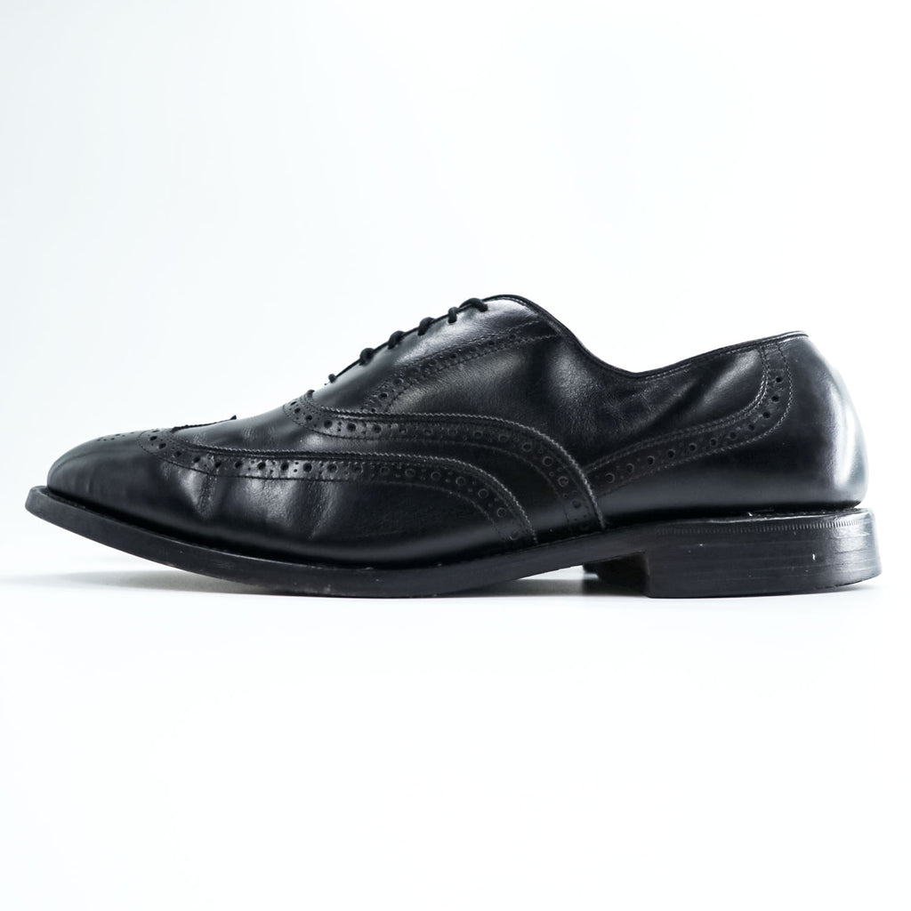 Allen Edmonds 米国製 レザー ドレスシューズ Chester 1903 革靴 27.5cm ウィングチップ メダリオン USA製