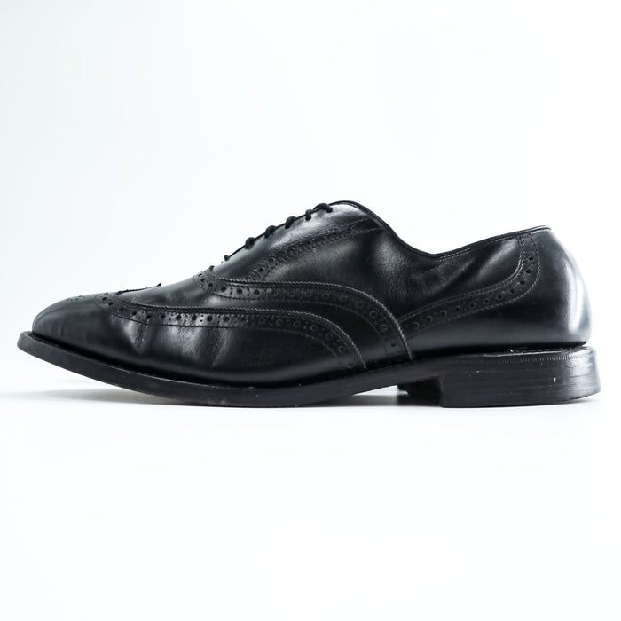 Allen Edmonds 米国製 レザー ドレスシューズ Chester 1903 革靴 27.5cm ウィングチップ メダリオン USA製