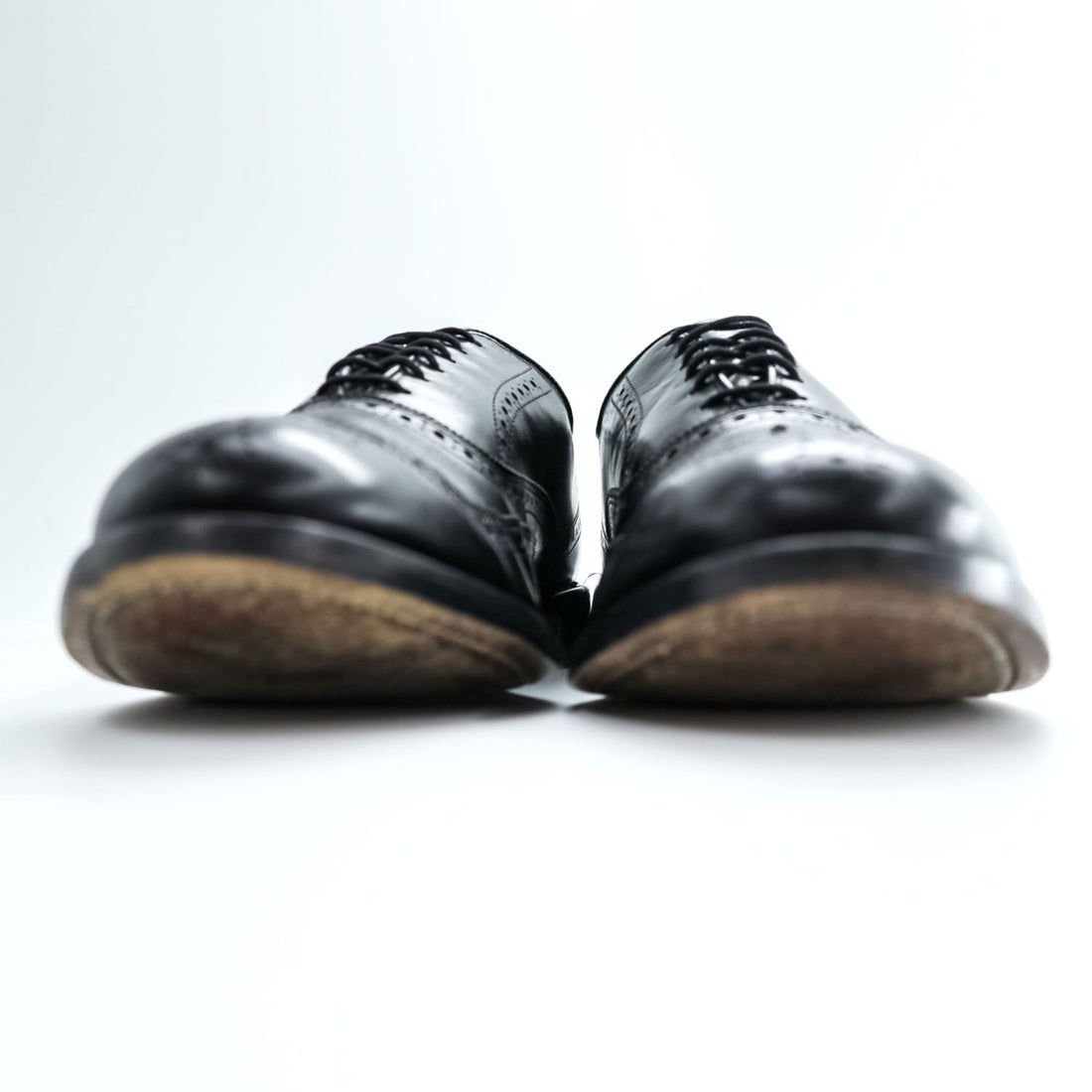 Allen Edmonds 米国製 レザー ドレスシューズ Chester 1903 革靴 27.5cm ウィングチップ メダリオン USA製