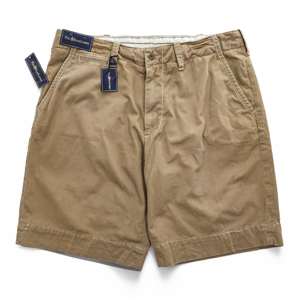 Polo Ralph Lauren 90年代 デッドストック ショートパンツ ハーフパンツ L ベージュ TALONジップ 未使用品