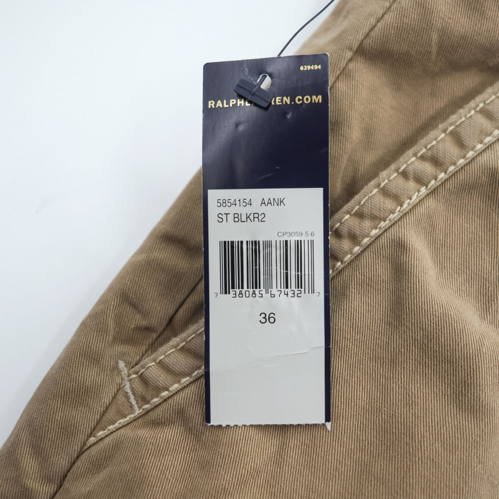 Polo Ralph Lauren 90年代 デッドストック ショートパンツ ハーフパンツ L ベージュ TALONジップ 未使用品