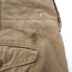 Polo Ralph Lauren 90年代 デッドストック ショートパンツ ハーフパンツ L ベージュ TALONジップ 未使用品
