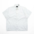 Vintage 90s Greg Norman Collection White Short Sleeve Linen Cotton Button Up Shirt