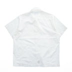 Vintage 90s Greg Norman Collection White Short Sleeve Linen Cotton Button Up Shirt