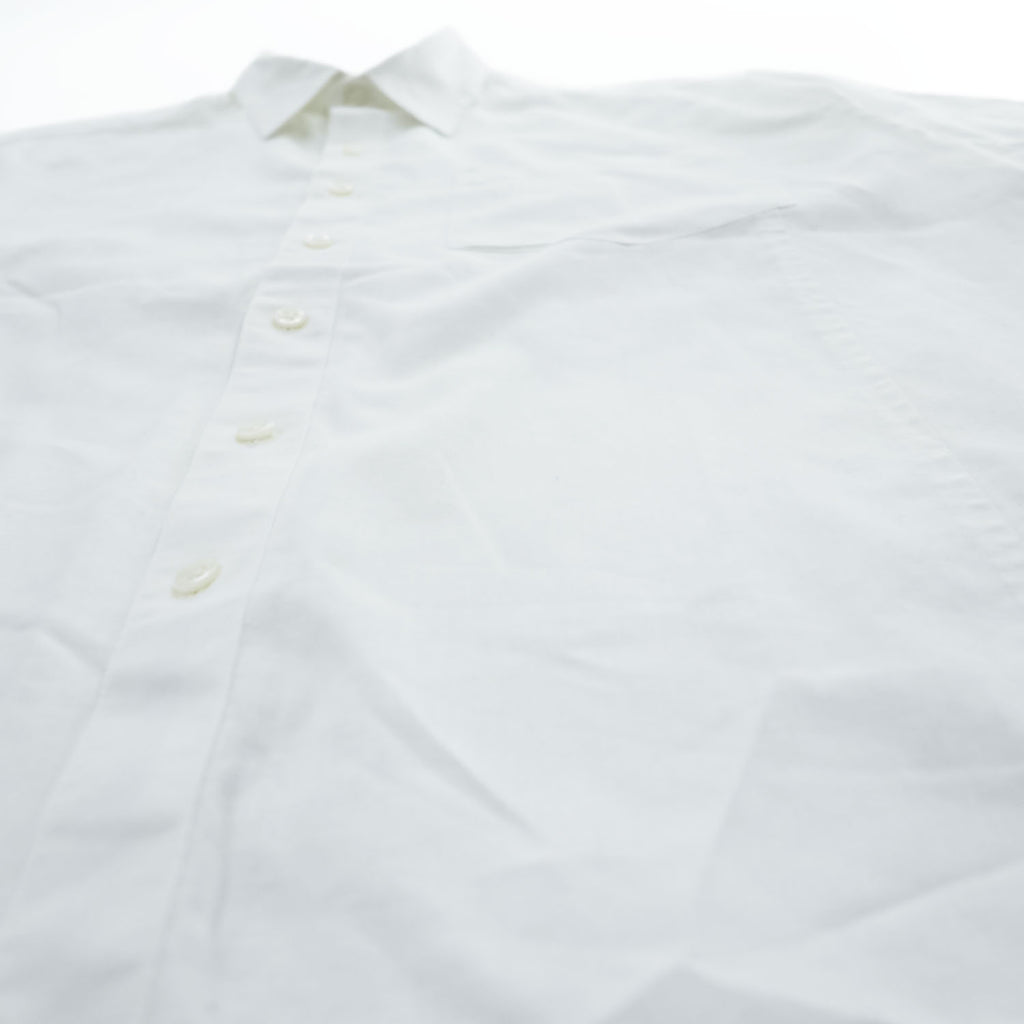 Vintage 90s Greg Norman Collection White Short Sleeve Linen Cotton Button Up Shirt