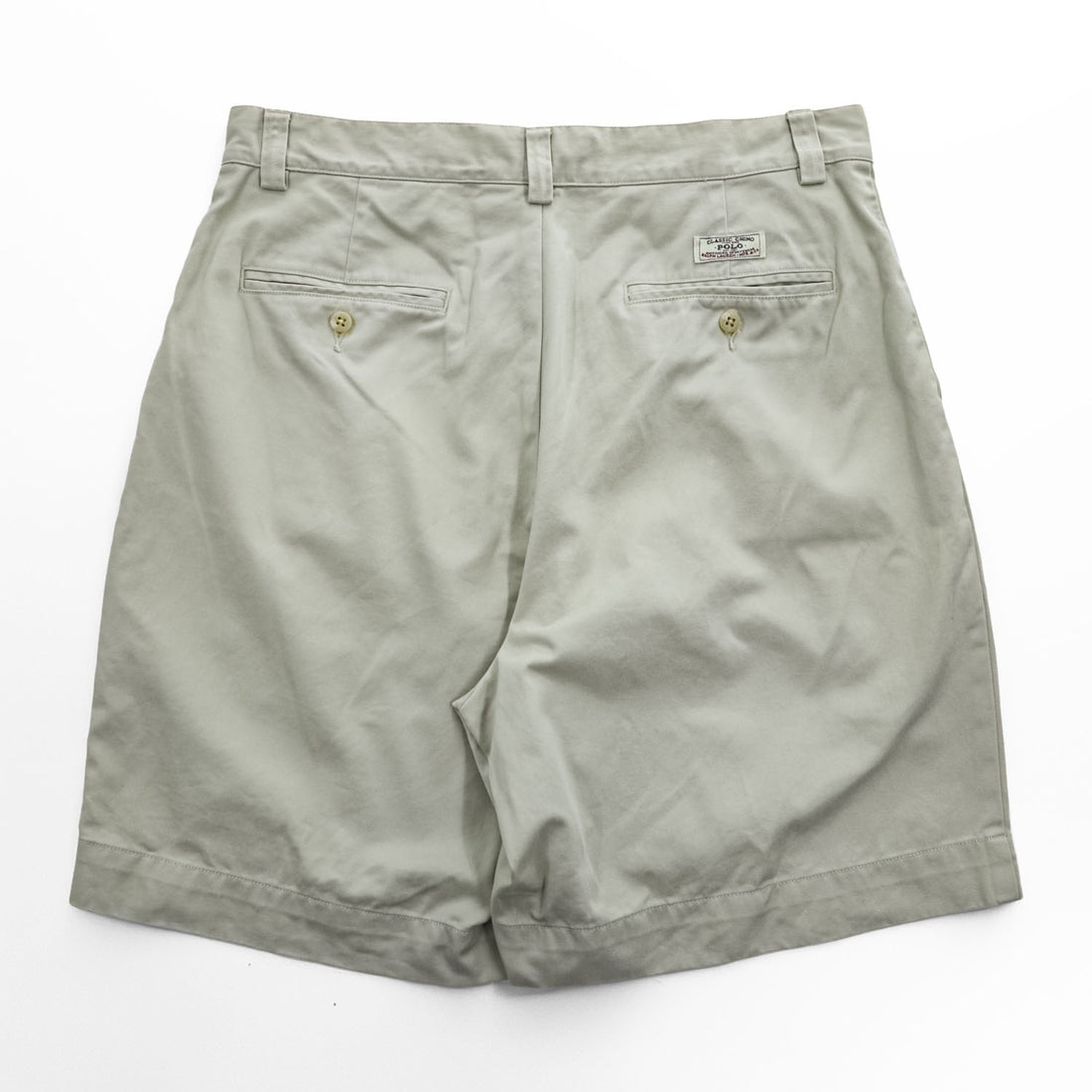 Polo Ralph Lauren 90s Vintage PHILIP SHORT Polo Chino Shorts M Beige