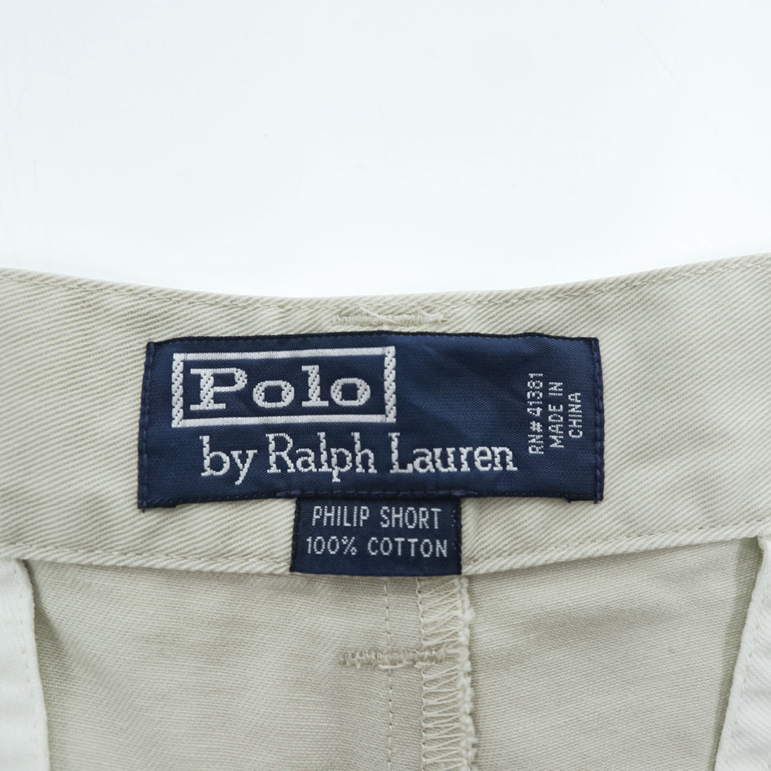 Polo Ralph Lauren 90s Vintage PHILIP SHORT Polo Chino Shorts M Beige