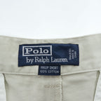 Polo Ralph Lauren 90s Vintage PHILIP SHORT Polo Chino Shorts M Beige