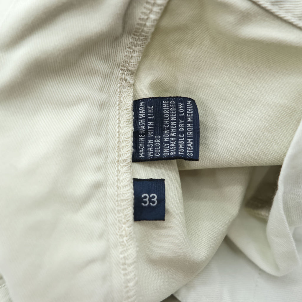 Polo Ralph Lauren 90s Vintage PHILIP SHORT Polo Chino Shorts M Beige
