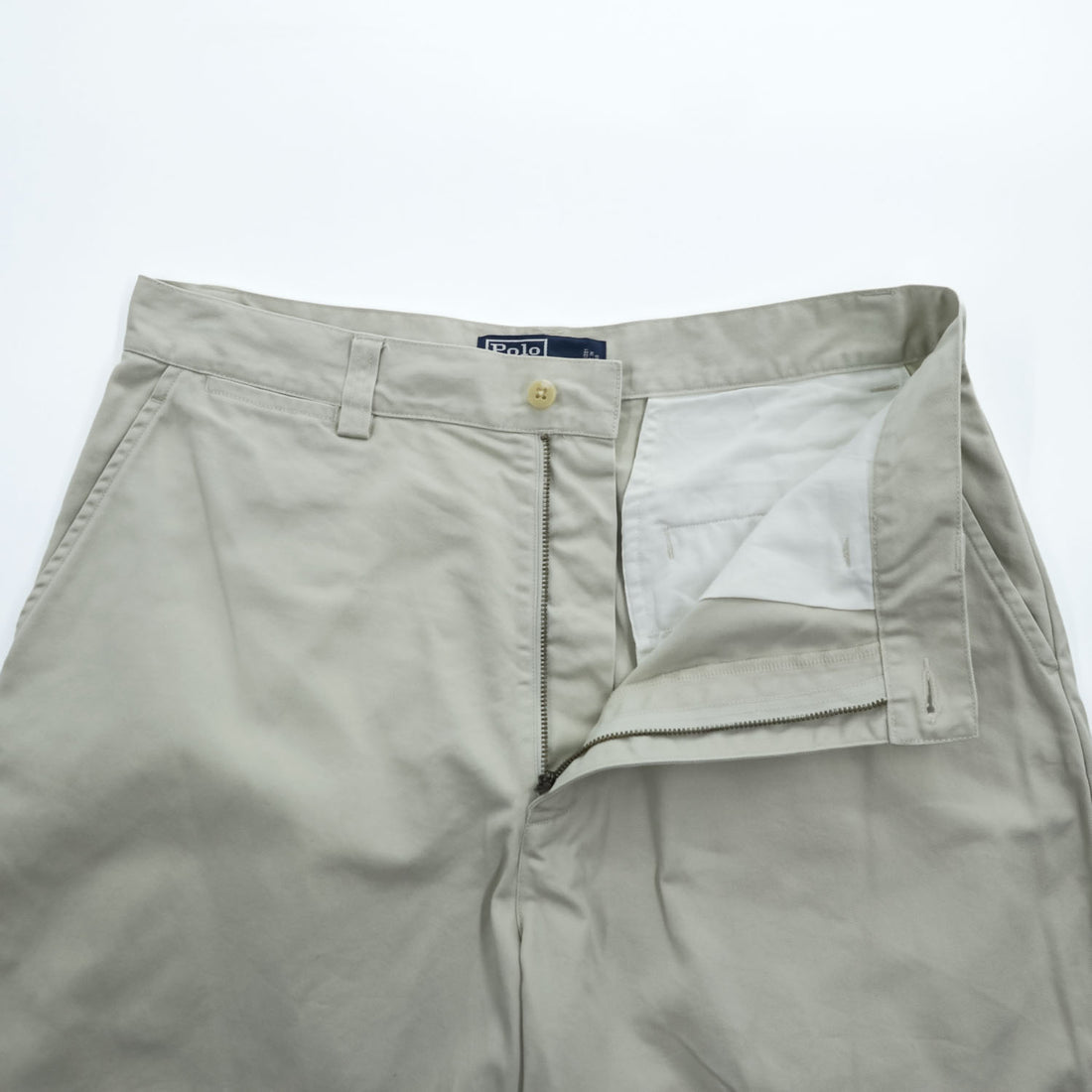 Polo Ralph Lauren 90s Vintage PHILIP SHORT Polo Chino Shorts M Beige