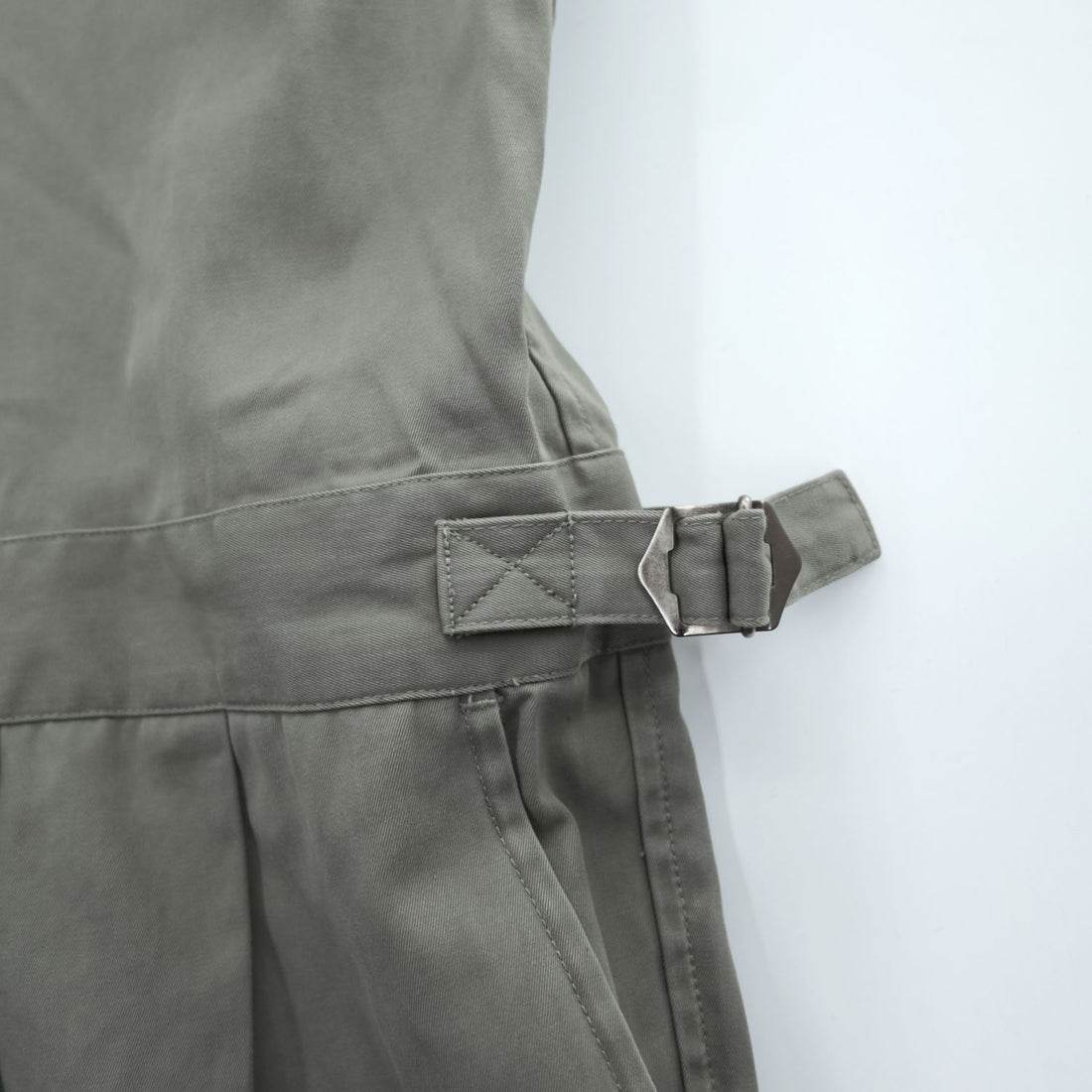 BlackWeirdos Jumpsuits, One-Piece Jumpsuit, Size L, Khaki Green, Back Print, Embroidery, Jumpsuit 23SS-JP01