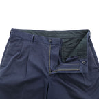 Brooks Brothers 346 Advantage Short Navy Pleated Chino Shorts W36 100% Cotton Made in Malaysia