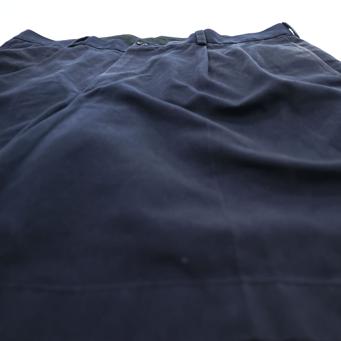 Brooks Brothers 346 Advantage Short Navy Pleated Chino Shorts W36 100% Cotton Made in Malaysia