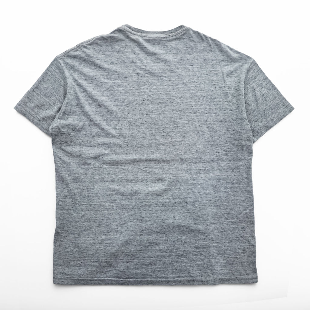 AURALEE 日本製 SUPERFINE COTTON シームレス クルーネック Tシャツ L 杢グレー シングルステッチ AL5ST001-SST