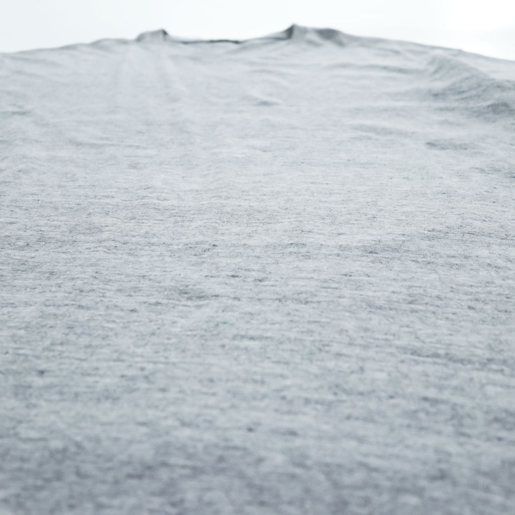 AURALEE 日本製 SUPERFINE COTTON シームレス クルーネック Tシャツ L 杢グレー シングルステッチ AL5ST001-SST