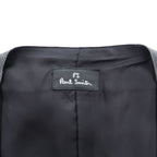 PS Paul Smith PP-BM-47921 Linen Waistcoat Vest Gray Black Dot Back Cupro L Men’s
