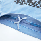 Black Weirdos Made in JAPAN Reverse Weave Sweatshirt, Size L, Blue, Double-Sided Print Front V-Neck, 24AW-SW03