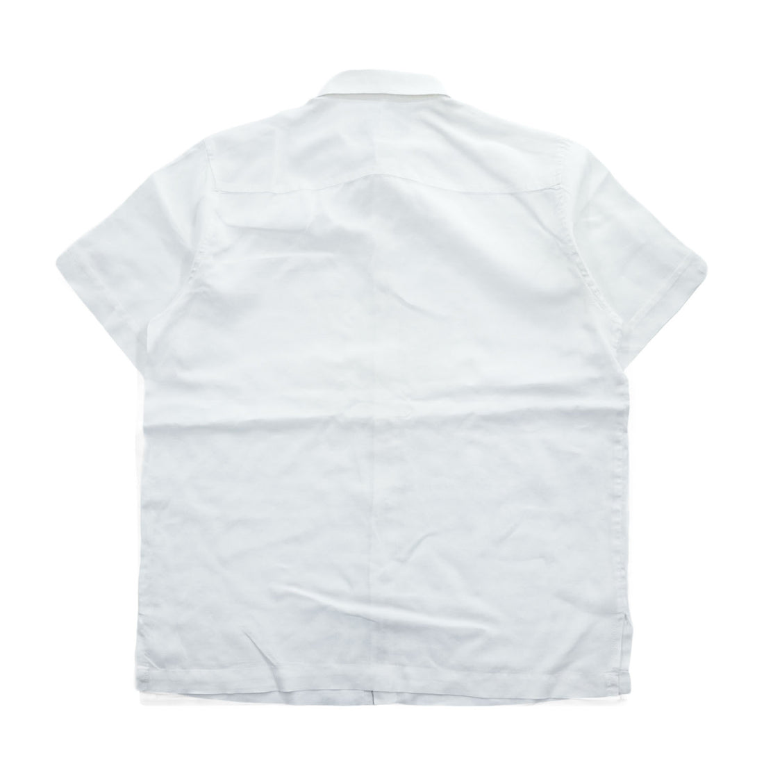 Mojito Collection 100% Linen White Short Sleeve Button Up Resort Shirt