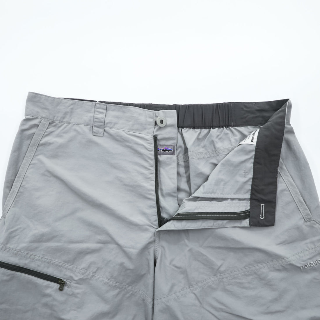 Patagonia Quandary Shorts STY82126 SP17 Gray Nylon Hiking Shorts Men’s L