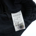 AURALEE AL5SPT002-FOX Cotton Linen Ox Easy Shorts Navy Black Made in Japan