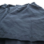 AURALEE AL5SPT002-FOX Cotton Linen Ox Easy Shorts Navy Black Made in Japan