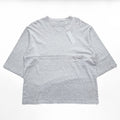 EEL Japan-made T-Shirt, Size S, Gray, Wide Fit, YURURI TEE 3/4 USA-made Fabric, E-25522 Unused