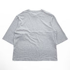 EEL Japan-made T-Shirt, Size S, Gray, Wide Fit, YURURI TEE 3/4 USA-made Fabric, E-25522 Unused