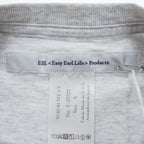 EEL Japan-made T-Shirt, Size S, Gray, Wide Fit, YURURI TEE 3/4 USA-made Fabric, E-25522 Unused