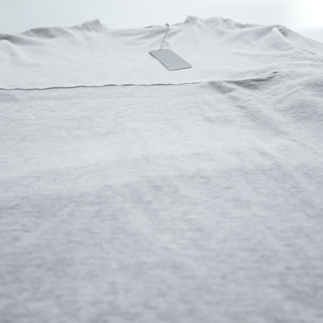 EEL Japan-made T-Shirt, Size S, Gray, Wide Fit, YURURI TEE 3/4 USA-made Fabric, E-25522 Unused