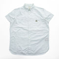 Denim & Supply Ralph Lauren White Short Sleeve Work Shirt Regular Fit Men’s L 100% Cotton Made in Indonesia