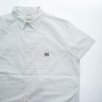 Denim & Supply Ralph Lauren White Short Sleeve Work Shirt Regular Fit Men’s L 100% Cotton Made in Indonesia