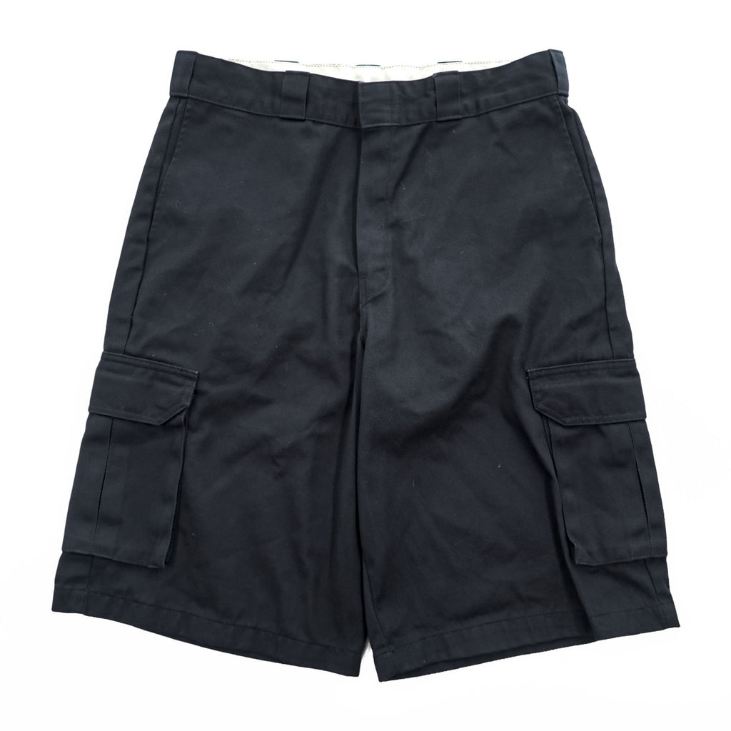 Dickies WR888K 13 Inch Loose Fit Cargo Work Shorts Black Men’s W36 Poly Cotton Made in Nicaragua